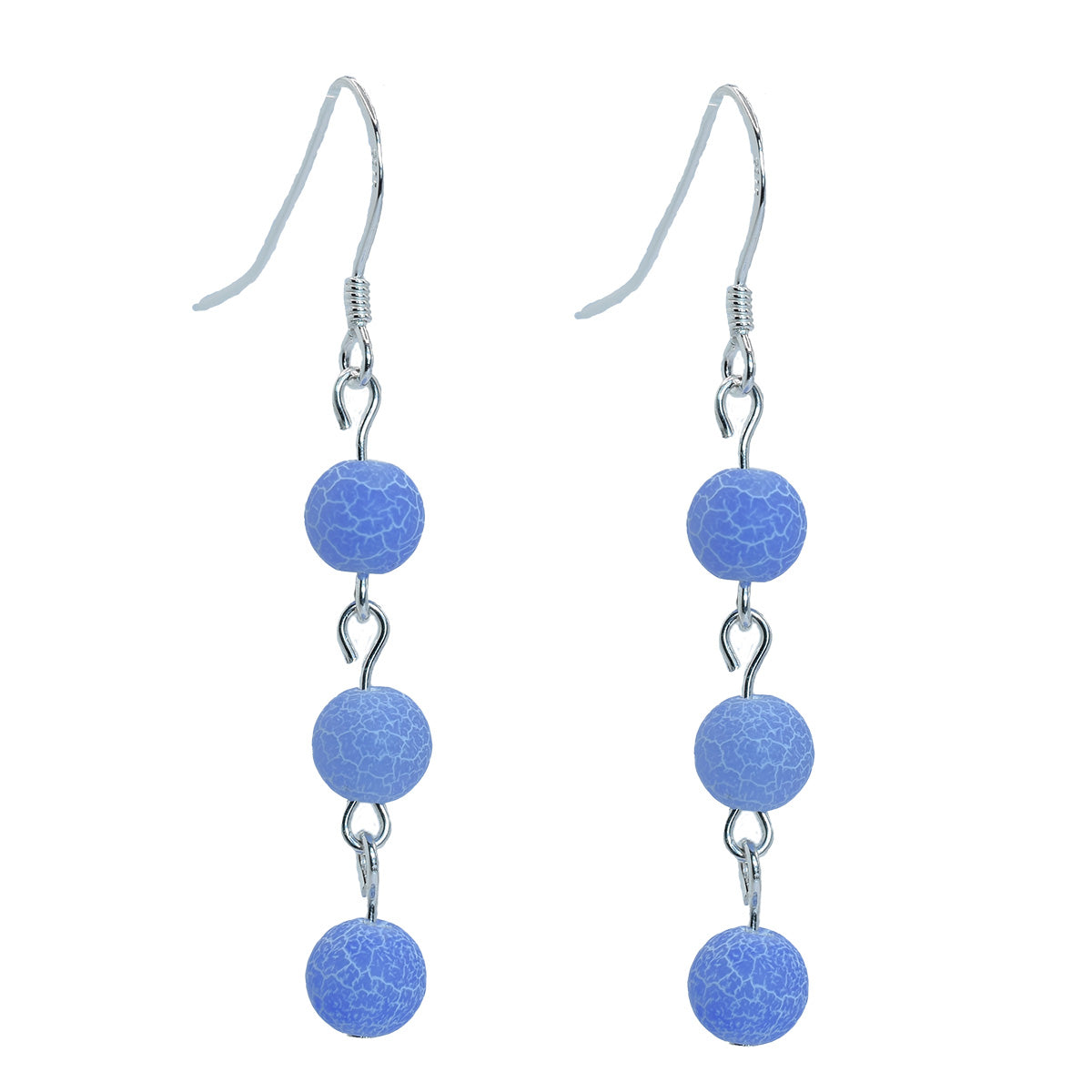Carolina Blue Dangle Earrings – Sunbird Jewelry - Main Image