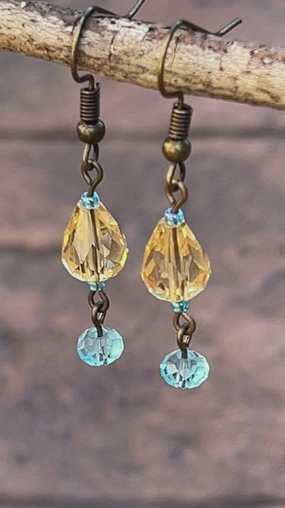 Golden Sea Breeze Earrings
